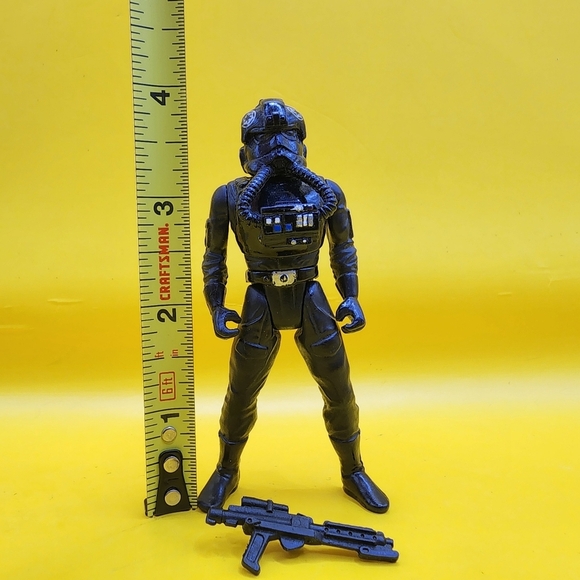 Star Wars Power of the Force TIE Fighter Pilot 4" - Picture 2 of 4